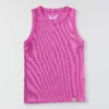 Leichtes, atmungsaktives Tencel-Tanktop für Damen mit Rippmuster