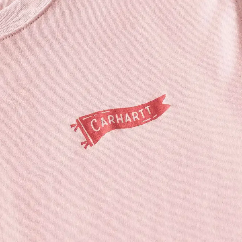 Leichtes Tencel-Hemd für Damen mit Wimpel-Motiv