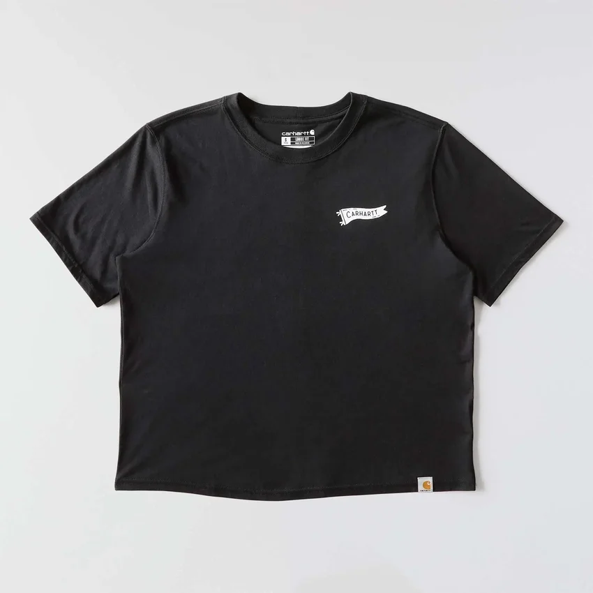Leichtes Tencel-Hemd für Damen mit Wimpel-Motiv