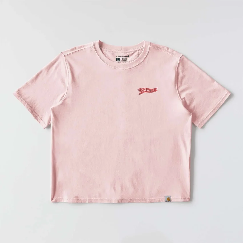 Leichtes Tencel-Hemd für Damen mit Wimpel-Motiv