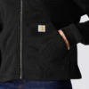 Leichtes Tencel-Hoodie mit durchgehendem Reissverschluss für Damen