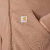 Leichtes Tencel-Hoodie mit durchgehendem Reissverschluss für Damen