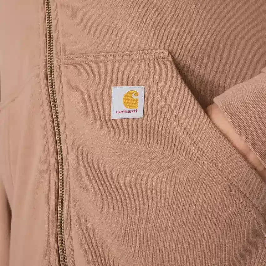 Leichtes Tencel-Hoodie mit durchgehendem Reissverschluss für Damen