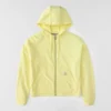Leichtes Tencel-Hoodie mit durchgehendem Reissverschluss für Damen