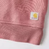 Leichtes Tencel-Pullover-Sweatshirt mit halbem Reissverschluss für Damen