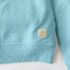 Leichtes Tencel-Pullover-Sweatshirt mit halbem Reissverschluss für Damen