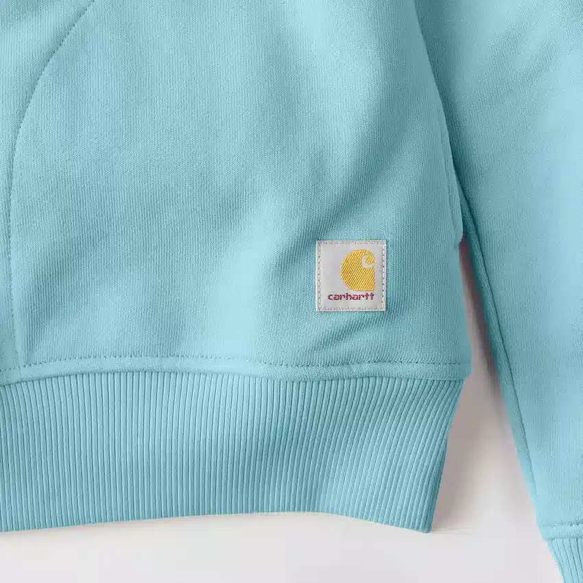 Leichtes Tencel-Pullover-Sweatshirt mit halbem Reissverschluss für Damen