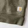 Leichtes Tencel-Pullover-Sweatshirt mit halbem Reissverschluss für Damen