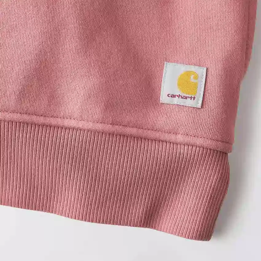 Leichtes Tencel-Pullover-Sweatshirt mit halbem Reissverschluss für Damen