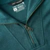 Leichtes Tencel-Pullover-Sweatshirt mit halbem Reissverschluss für Damen