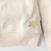 Leichtes Tencel-Pullover-Sweatshirt mit halbem Reissverschluss für Damen