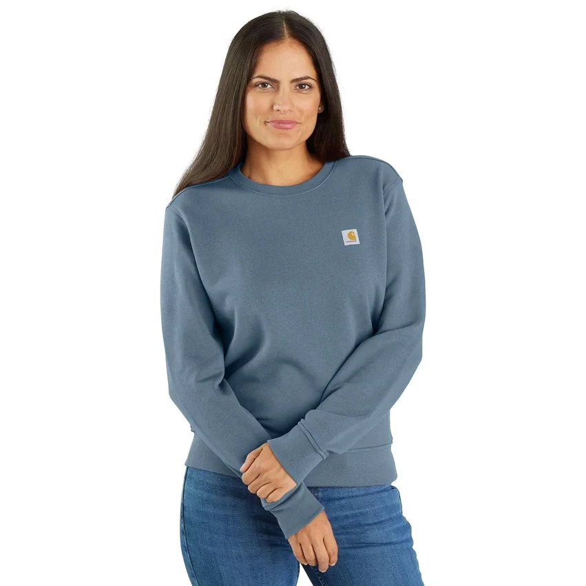 Leichtes Tencel-Sweatshirt mit Rundhalsausschnitt für Damen