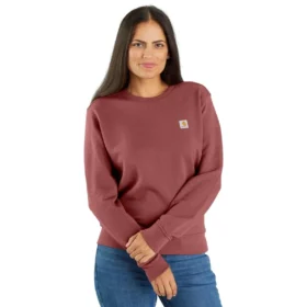 Leichtes Tencel-Sweatshirt mit Rundhalsausschnitt für Damen