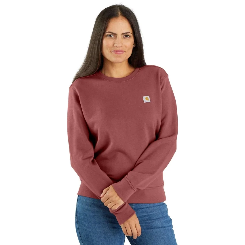Leichtes Tencel-Sweatshirt mit Rundhalsausschnitt für Damen