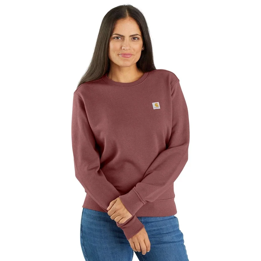 Leichtes Tencel-Sweatshirt mit Rundhalsausschnitt für Damen