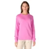 Leichtes Tencel-Sweatshirt mit Rundhalsausschnitt für Damen