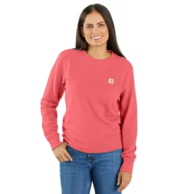 Leichtes Tencel-Sweatshirt mit Rundhalsausschnitt für Damen