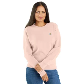 Leichtes Tencel-Sweatshirt mit Rundhalsausschnitt für Damen