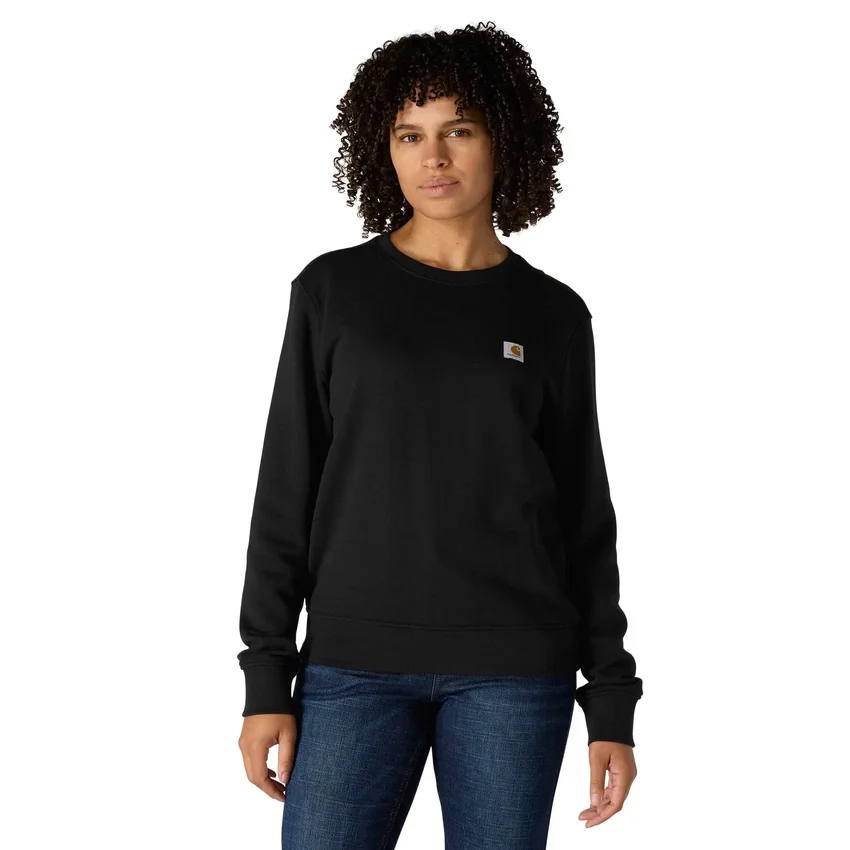 Leichtes Tencel-Sweatshirt mit Rundhalsausschnitt für Damen