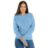 Leichtes Tencel-Sweatshirt mit Rundhalsausschnitt für Damen