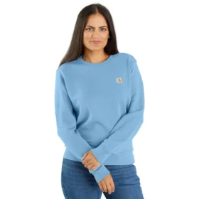 Leichtes Tencel-Sweatshirt mit Rundhalsausschnitt für Damen