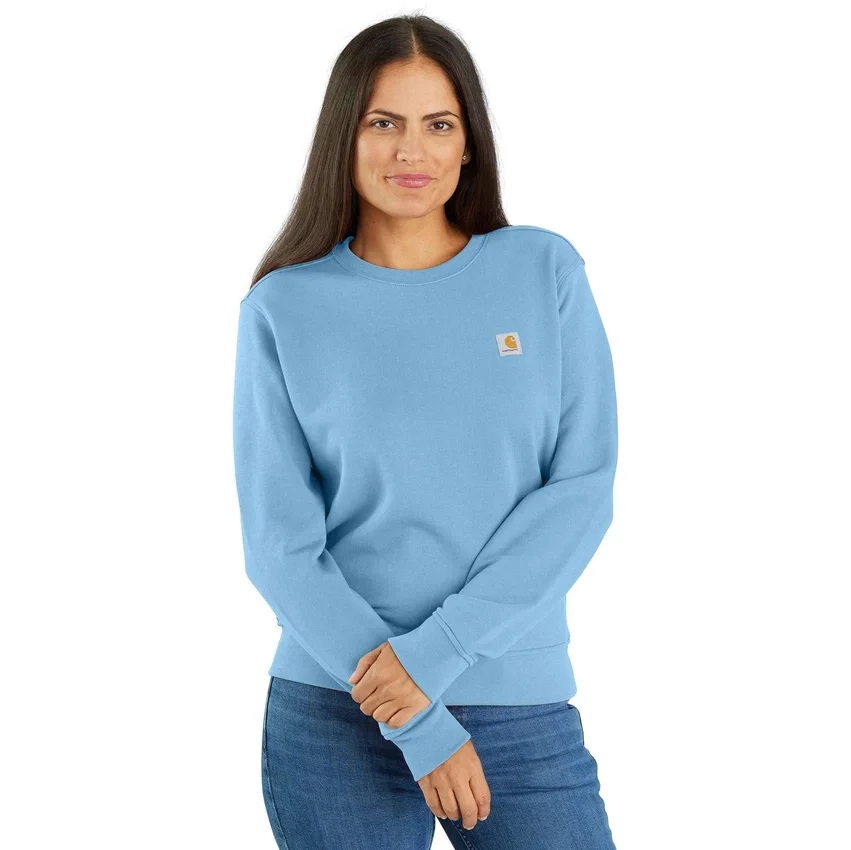 Leichtes Tencel-Sweatshirt mit Rundhalsausschnitt für Damen