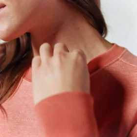 Leichtes Tencel-Sweatshirt mit Rundhalsausschnitt für Damen