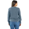 Leichtes Tencel-Sweatshirt mit Rundhalsausschnitt für Damen