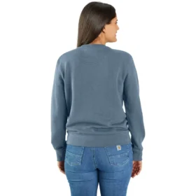 Leichtes Tencel-Sweatshirt mit Rundhalsausschnitt für Damen