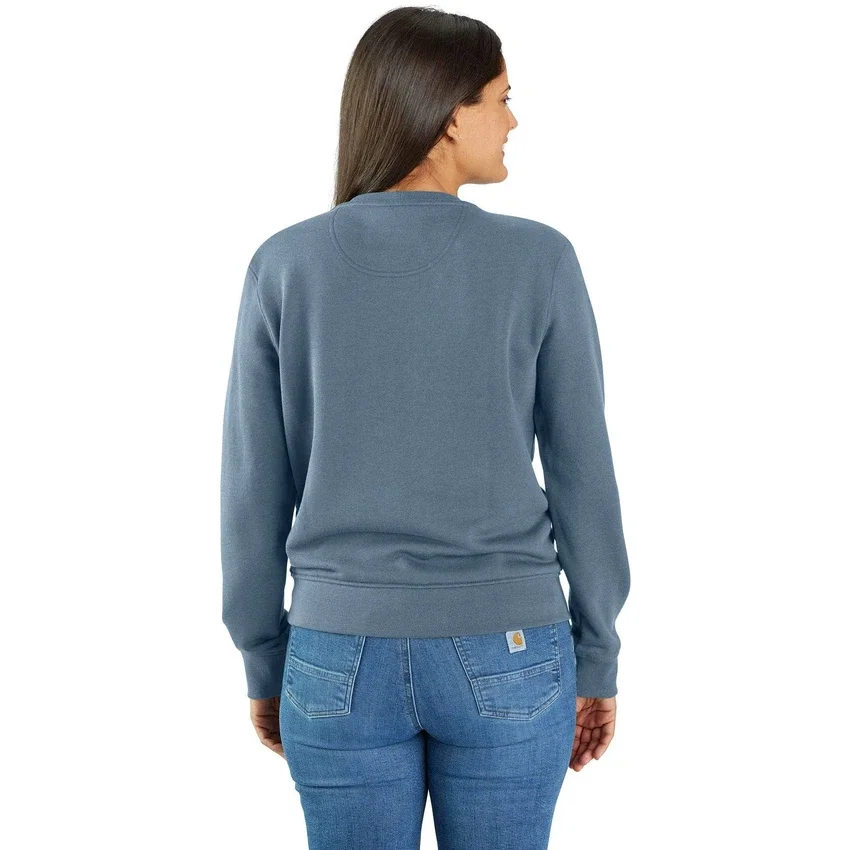 Leichtes Tencel-Sweatshirt mit Rundhalsausschnitt für Damen