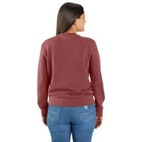 Leichtes Tencel-Sweatshirt mit Rundhalsausschnitt für Damen