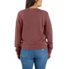 Leichtes Tencel-Sweatshirt mit Rundhalsausschnitt für Damen