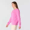 Leichtes Tencel-Sweatshirt mit Rundhalsausschnitt für Damen