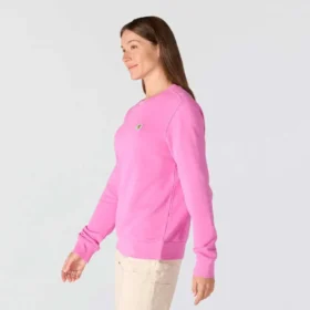 Leichtes Tencel-Sweatshirt mit Rundhalsausschnitt für Damen
