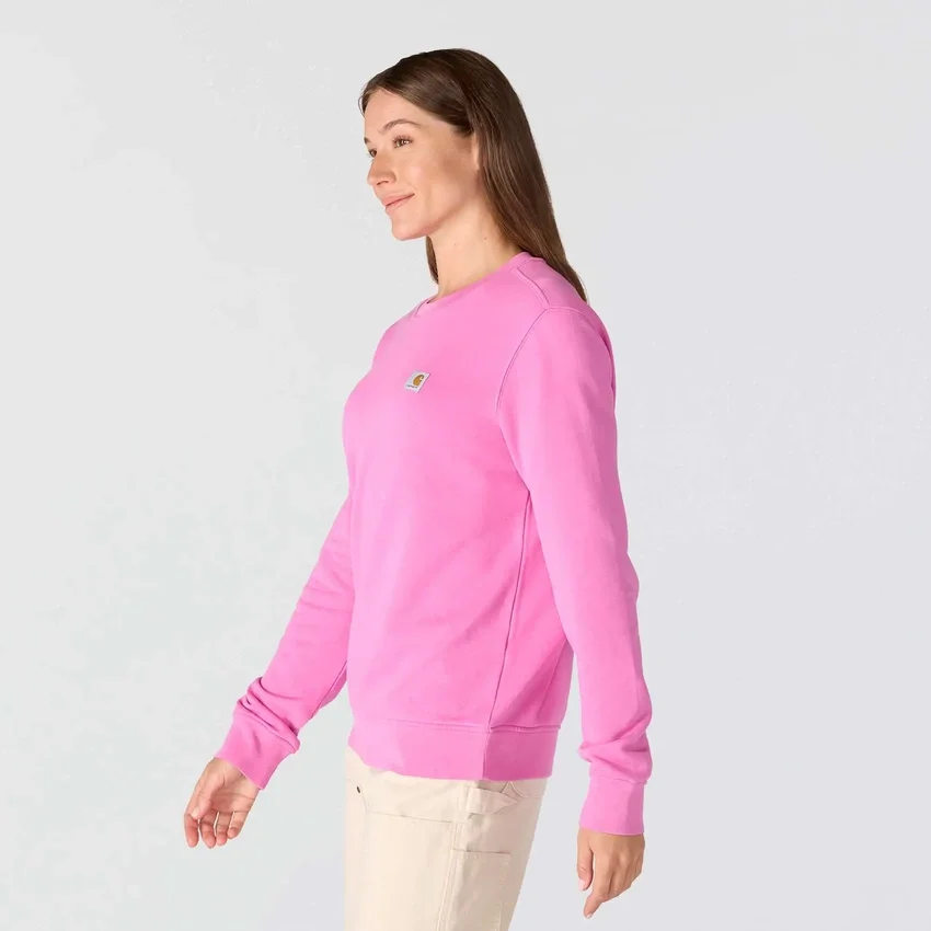 Leichtes Tencel-Sweatshirt mit Rundhalsausschnitt für Damen