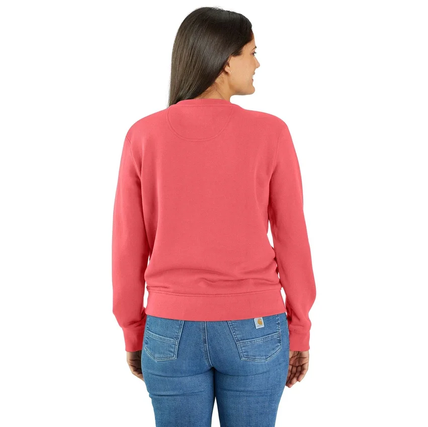 Leichtes Tencel-Sweatshirt mit Rundhalsausschnitt für Damen