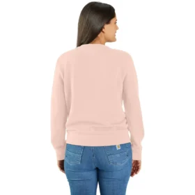 Leichtes Tencel-Sweatshirt mit Rundhalsausschnitt für Damen