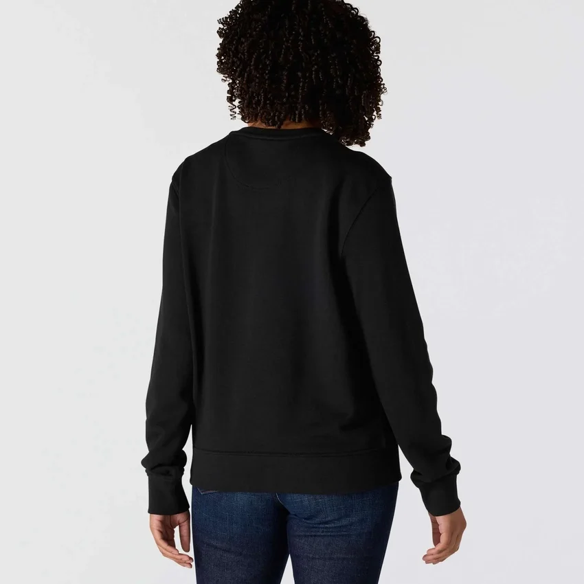 Leichtes Tencel-Sweatshirt mit Rundhalsausschnitt für Damen