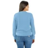 Leichtes Tencel-Sweatshirt mit Rundhalsausschnitt für Damen