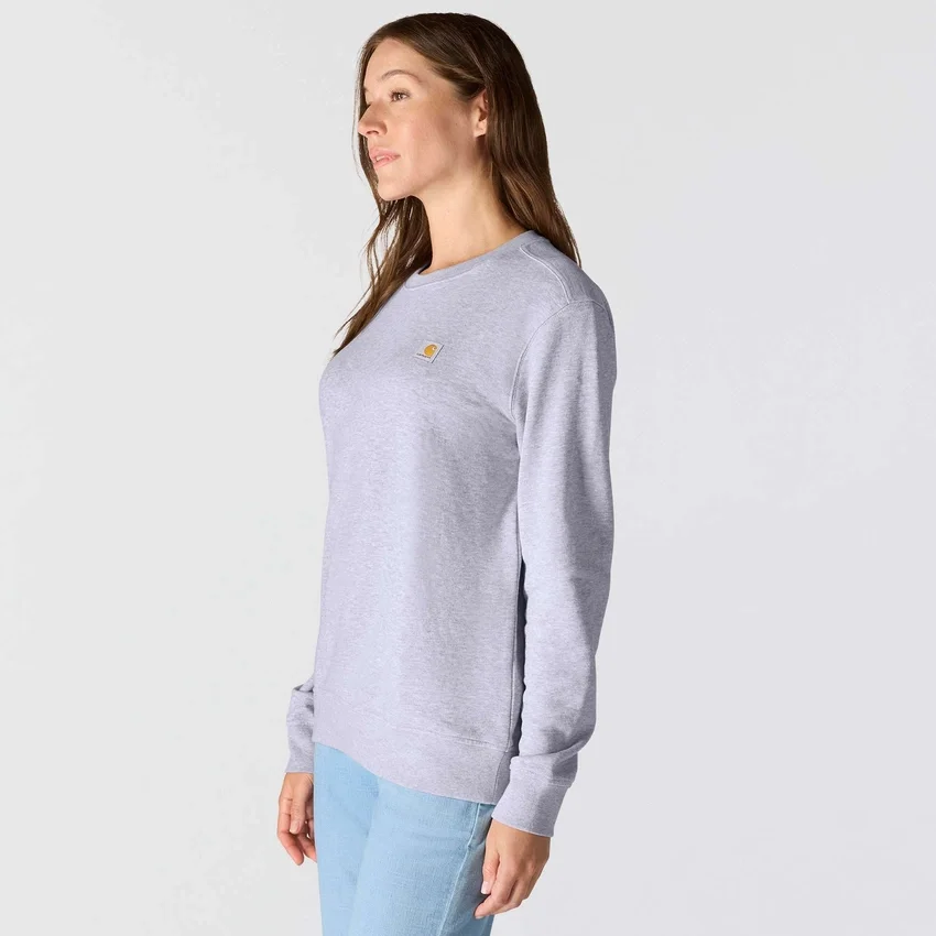Leichtes Tencel-Sweatshirt mit Rundhalsausschnitt für Damen