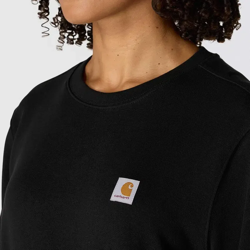 Leichtes Tencel-Sweatshirt mit Rundhalsausschnitt für Damen