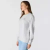 Leichtes Tencel-Sweatshirt mit Rundhalsausschnitt für Damen