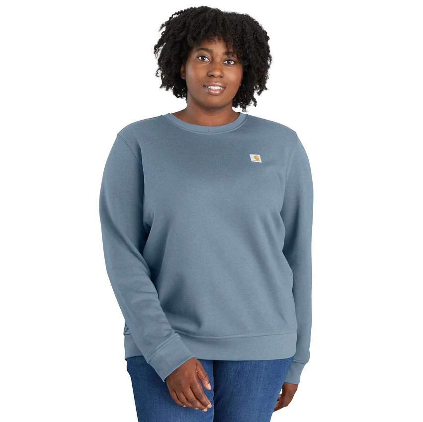 Leichtes Tencel-Sweatshirt mit Rundhalsausschnitt für Damen