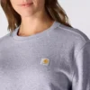 Leichtes Tencel-Sweatshirt mit Rundhalsausschnitt für Damen