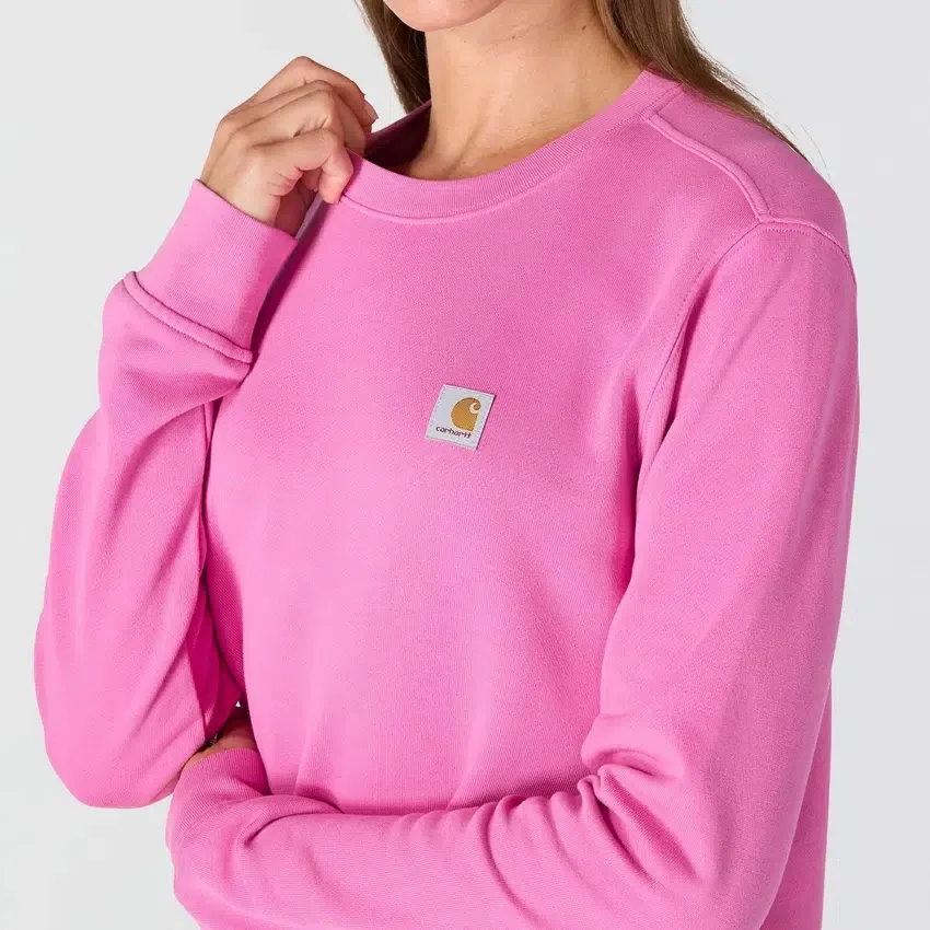 Leichtes Tencel-Sweatshirt mit Rundhalsausschnitt für Damen