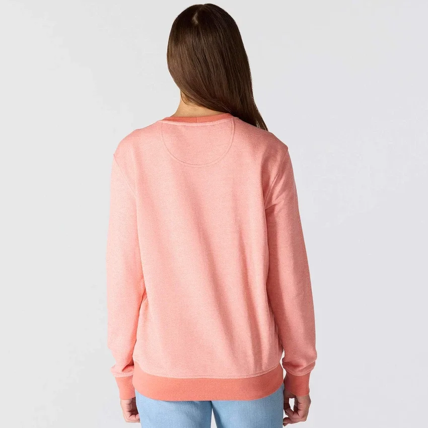 Leichtes Tencel-Sweatshirt mit Rundhalsausschnitt für Damen
