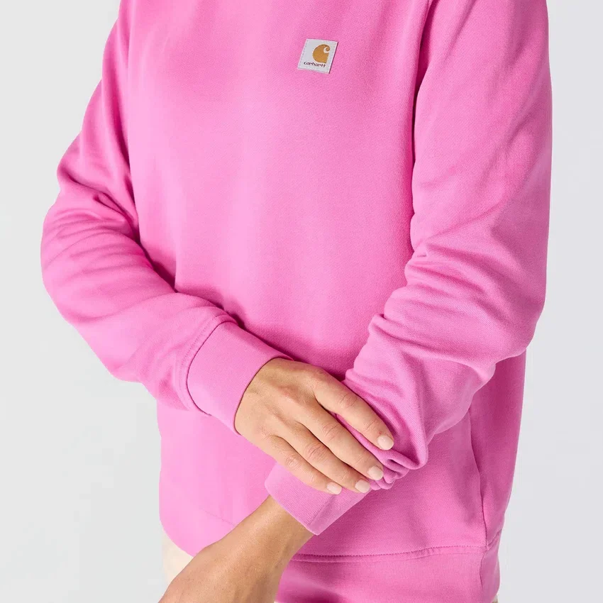 Leichtes Tencel-Sweatshirt mit Rundhalsausschnitt für Damen