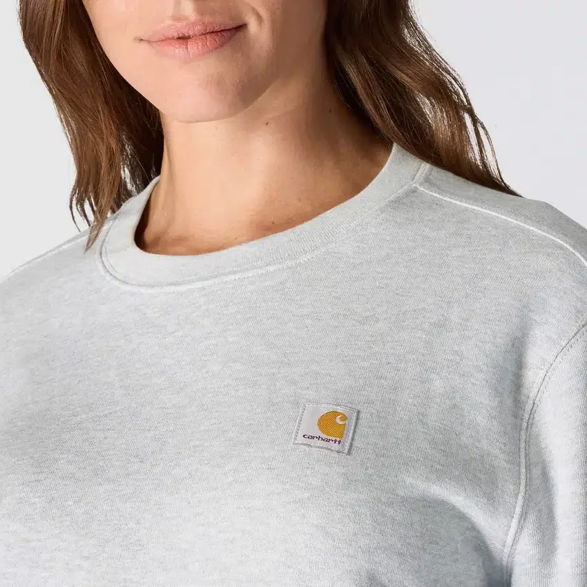 Leichtes Tencel-Sweatshirt mit Rundhalsausschnitt für Damen