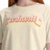 Leichtes Tencel-Sweatshirt mit Rundhalsausschnitt und Grafikprint für Damen