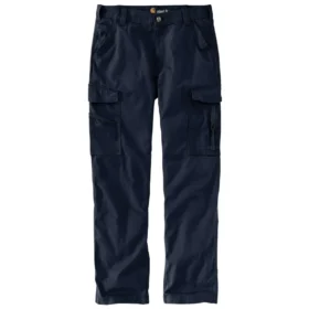 Locker sitzende, gerade geschnittene Rigby-Canvas-Cargo-Hose – Arbeitshose